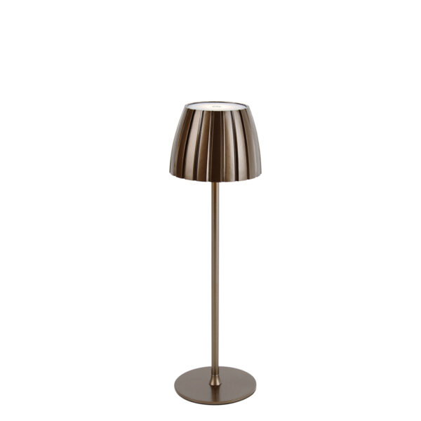 Bronze Table Lamp 3-Step Dimmable in Kelvin Rechargeable - Dolce