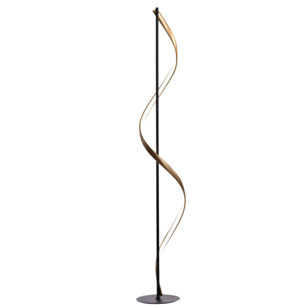 Smart floor lamp dark gray incl. LED dimmable in Kelvin - Marianne